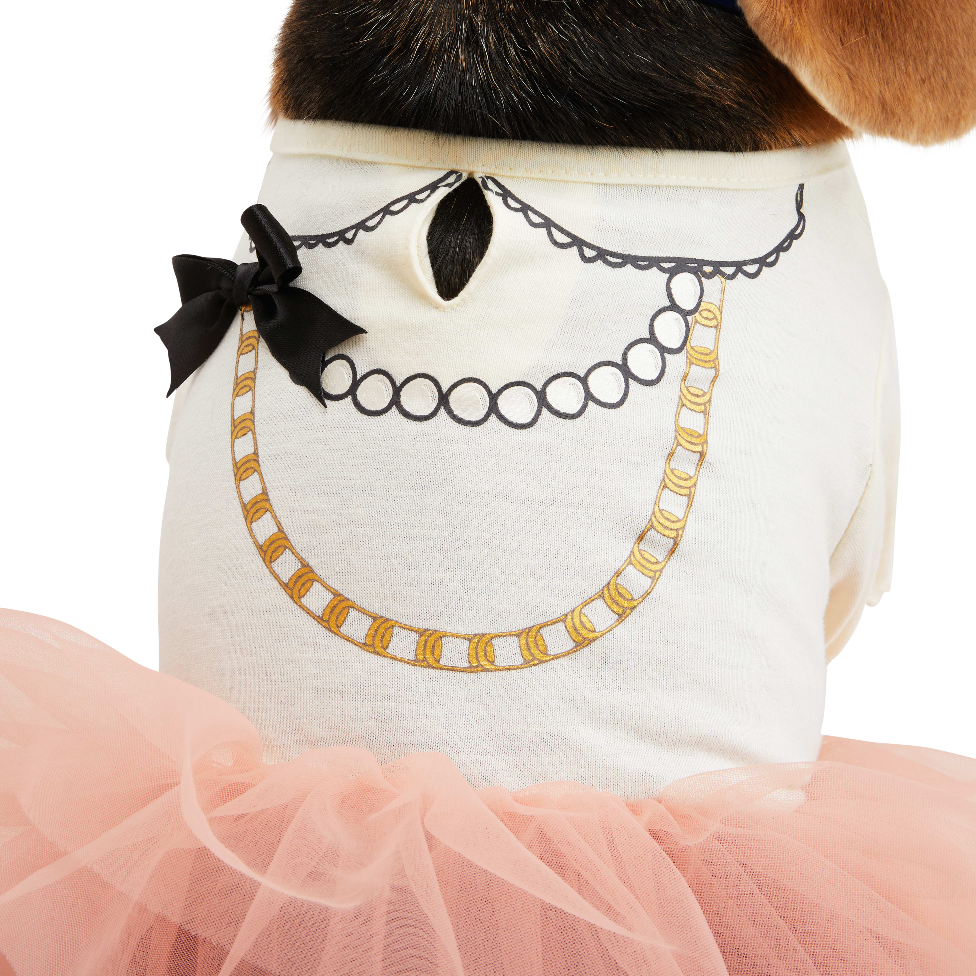 YOULY Tulle Tiered Dog Dress， XX-Small