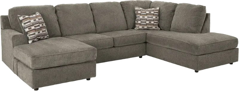 O'Pharrell Putty Brown 2 Piece Sectional