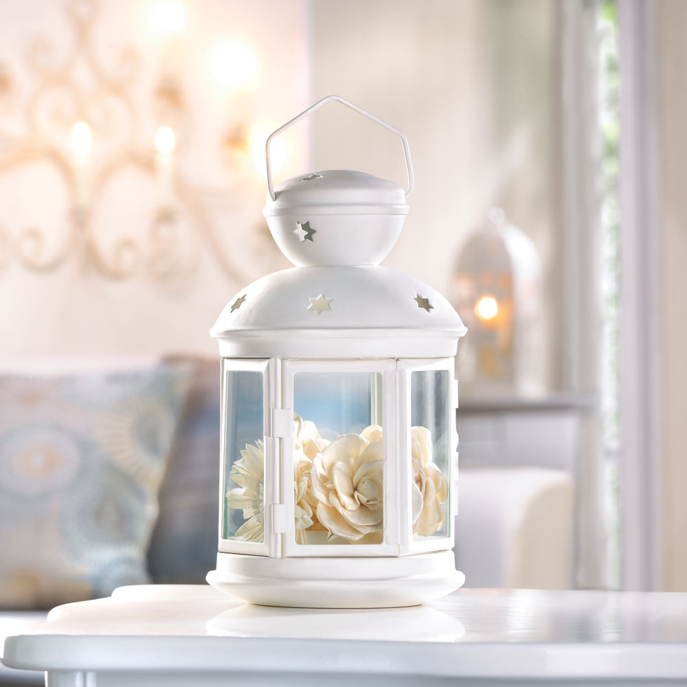 Gallery Of Light White Colonial Candle Lamp