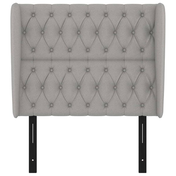 vidaXL Headboard with Ears Light Gray 40.6