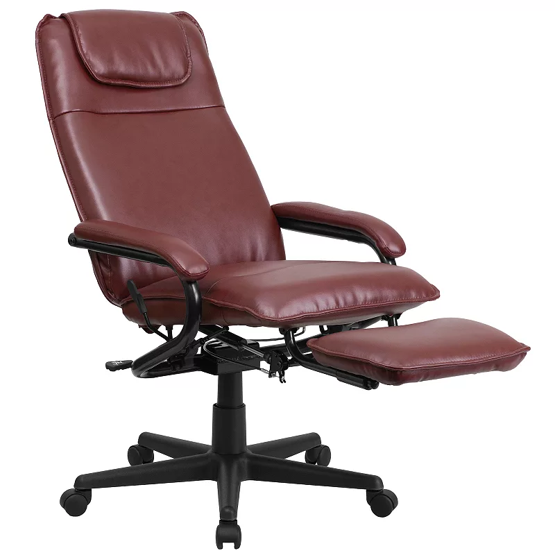 Flash Furniture Robert High Back LeatherSoft Executive Reclining Swivel Office Chair