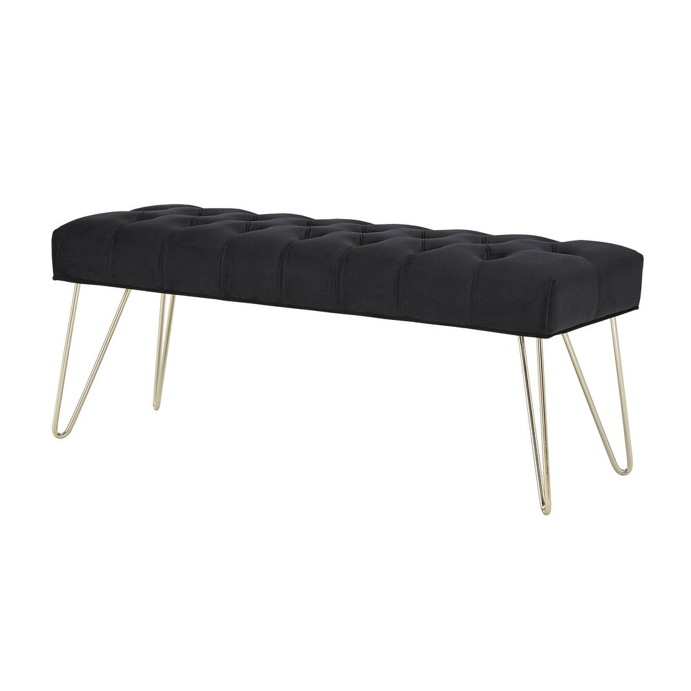 Klaus Velvet Tufted Bench by iNSPIRE Q Bold