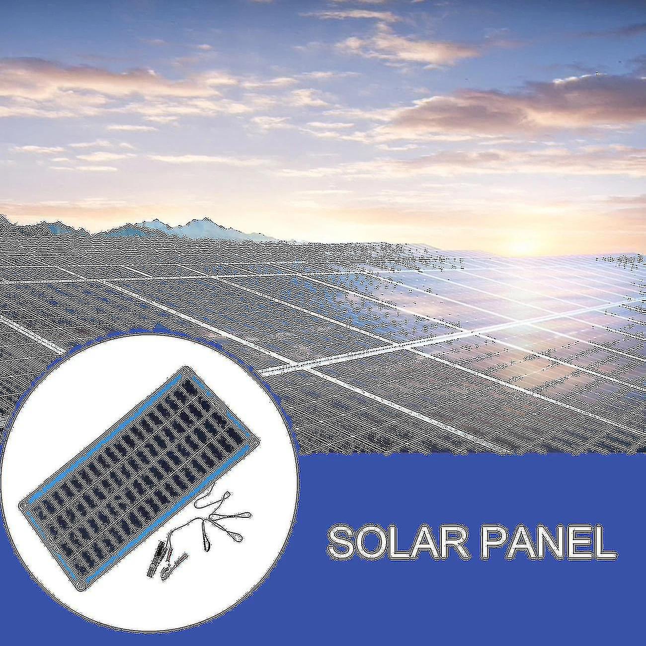 300w 12v Output Solar Cells Monocrystalline Compatible With Battery Boat Charger