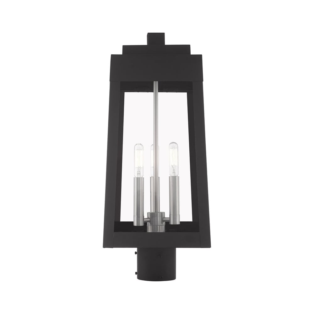 Livex Lighting Oslo 3 Light Outdoor Post Top Lantern   8.25\