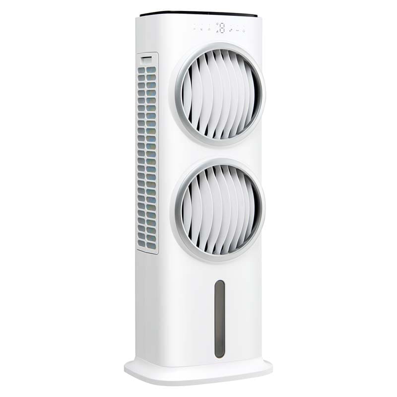 3-in-1 Evaporative Air Cooler Fan, Portable Quiet Swamp Cooler with 5 Speeds, 9H Timer, 2.4 Gal Water Tank