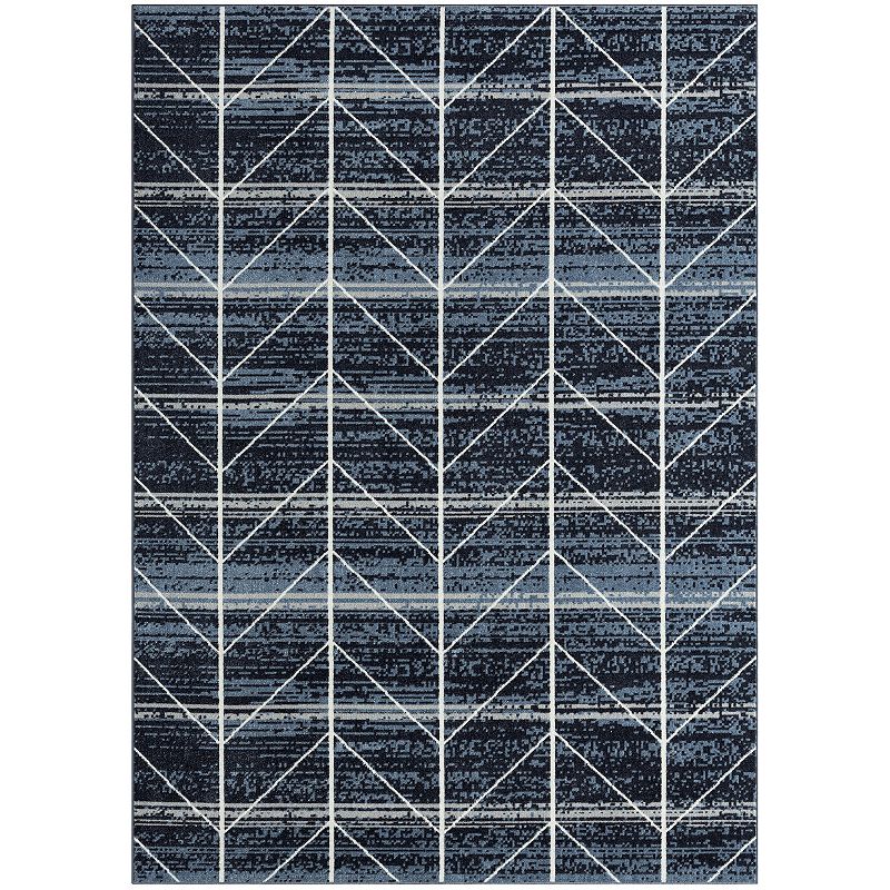 Everwash Treasure Arrow Modern Geometric Area Rug