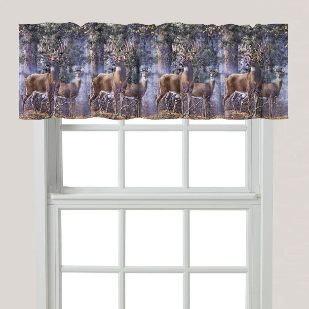 Laural Home Deer Time Window Valance