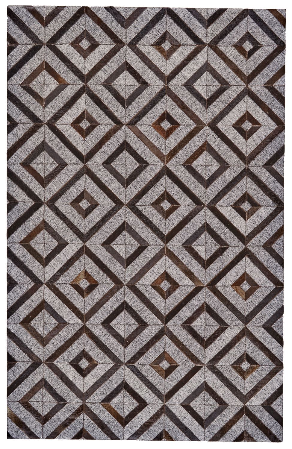 Canady Hand Woven Brown and Gray Rug by BD Fine