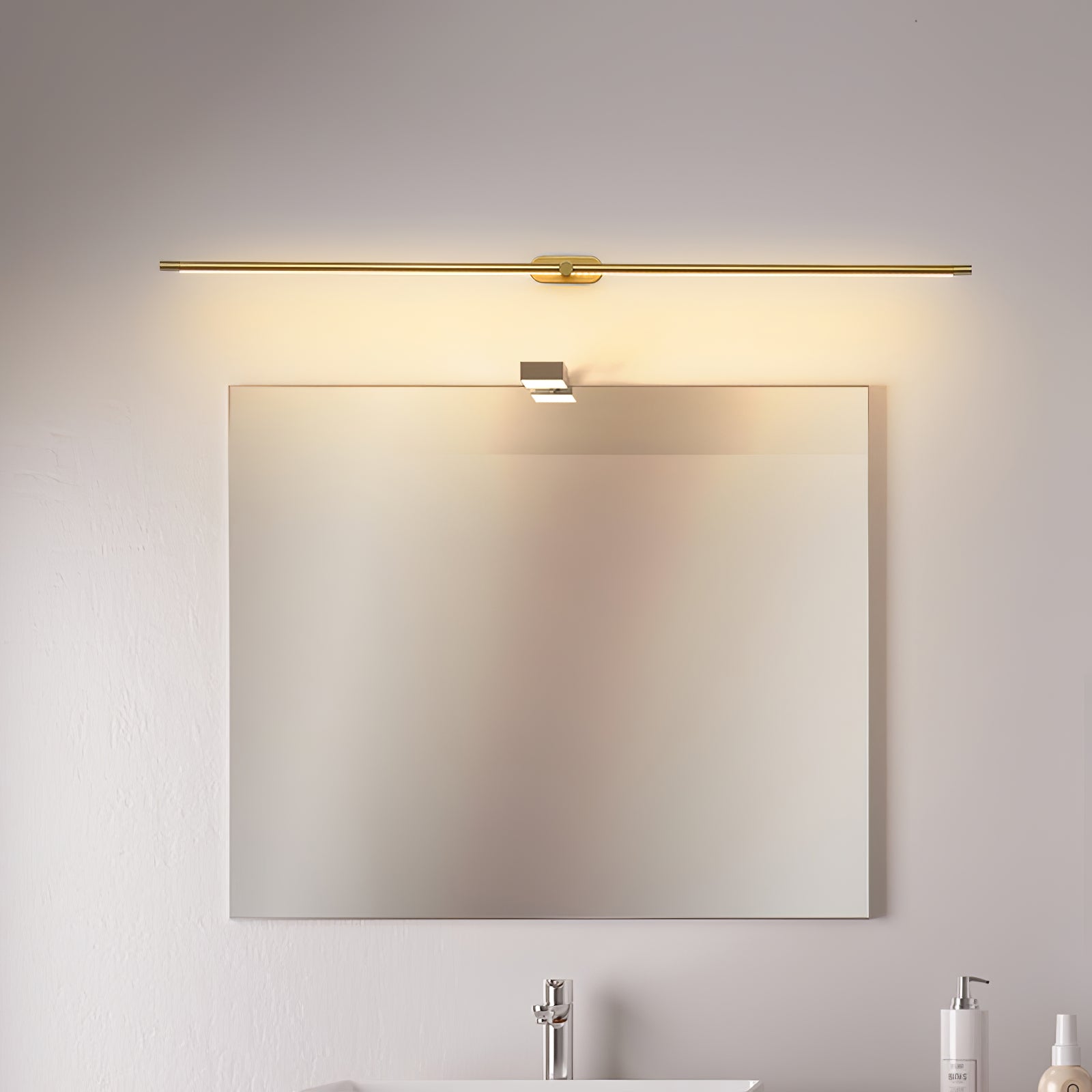 Minimalist Linear Plug-in Wall Lamp