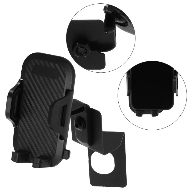 Unique Bargains Phone Holder Radio Holder Mount Bracket Stand For Jeep Wrangler Jl Jlu 2018 2021 Black