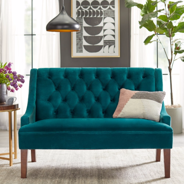 angelo:HOME Loveseat - Melina (emerald)