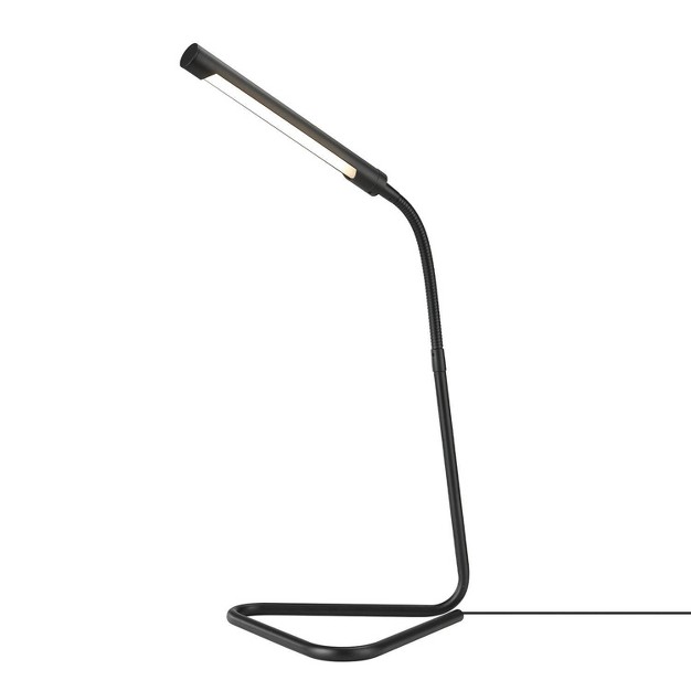 Arden Desk Lamp With Usb Cable Matte Black includes Led Light Bulb Globe Electric