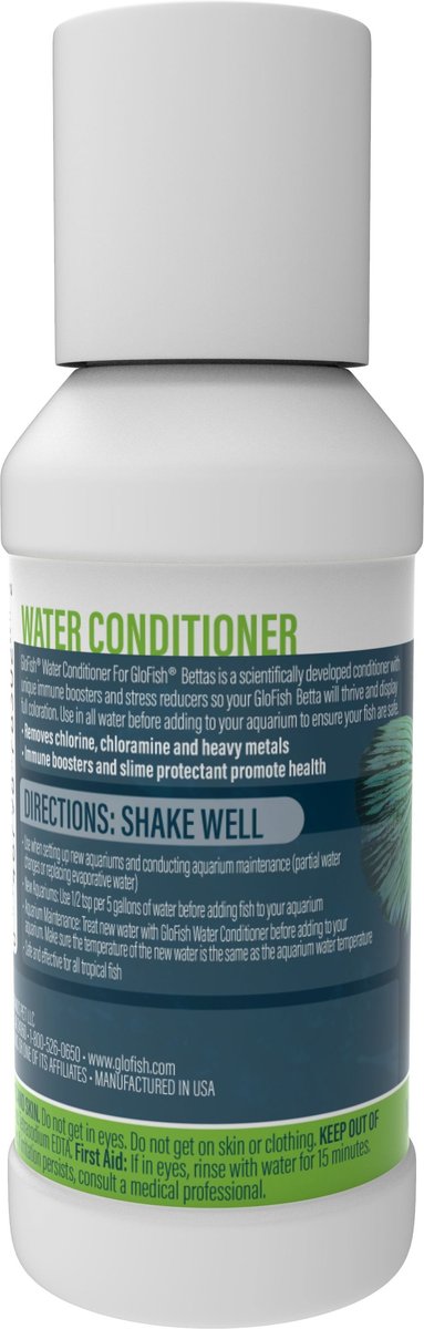 GloFish Betta Aquarium Water Conditioner， 2-oz bottle