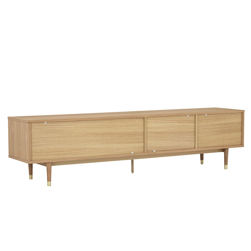 HOUSTON Entertainment TV Unit 200cm -  Natural & Grey