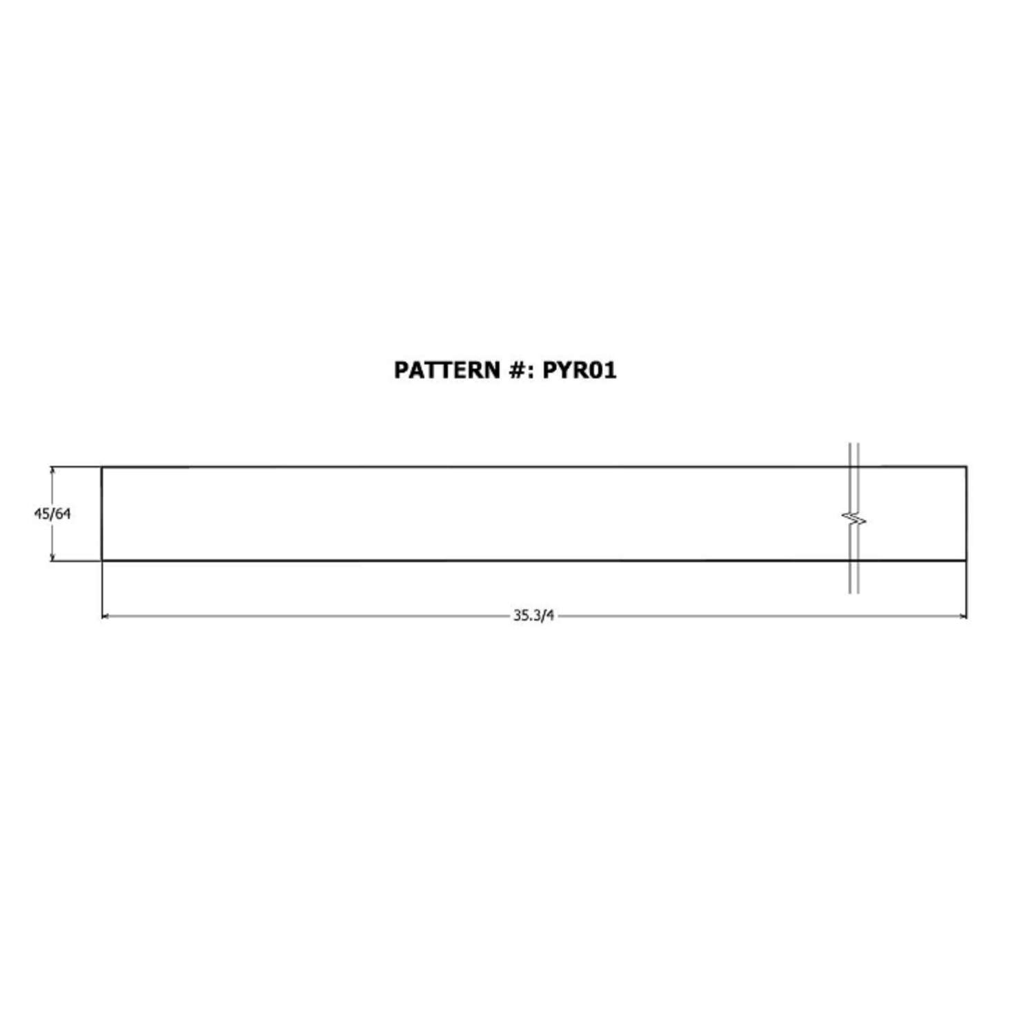 Alexandria Moulding 11.75 in. W X 11.75 in. L X 0.75 in. Tabletop