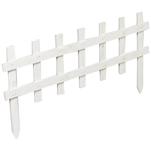 Greenes Fence Greenes RC75W White Picket Fence, 18