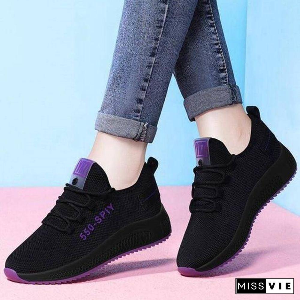 Spring Women Casual Shoes Breathable Mesh Platform Sneakers Women New Fashion Mesh Sneakers Shoes Woman Tenis Feminino