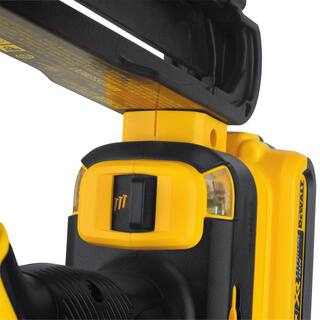 DW 20V MAX XR Lithium-Ion 15-Gauge Cordless Angled Finish Nailer and (2) 2.0Ah Battery DCN650B203