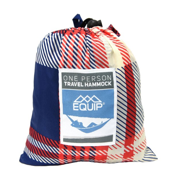 Equip 1 Person Travel Hammock Plaid