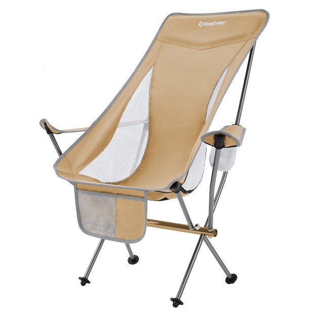 Kingcamp Lightweight Highback Camping Chair With Cupholder amp Pocket