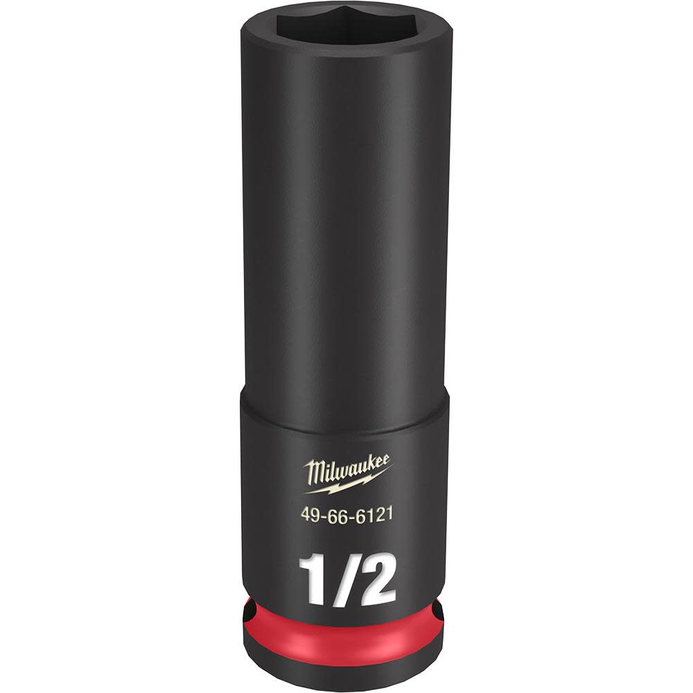 Milwaukee SHOCKWAVE™ Impact Duty™ Socket 3/8 Drive 1/2 Deep 6 Point