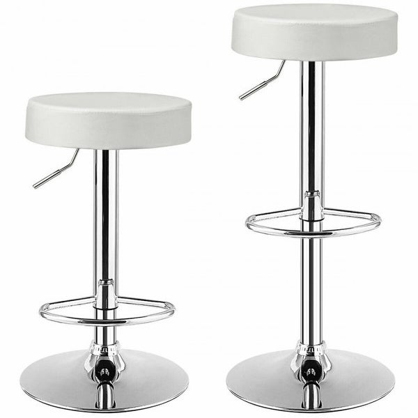 1 PC Round Bar Stool Adjustable Swivel Pub Chair - 14