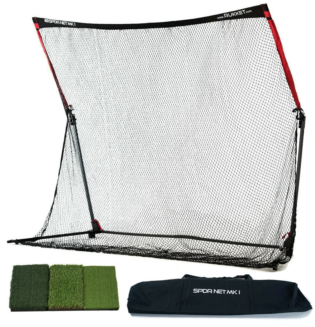 Rukket Sports SPDR Golf Net ( 10x7 ) with Tri Turf Mat