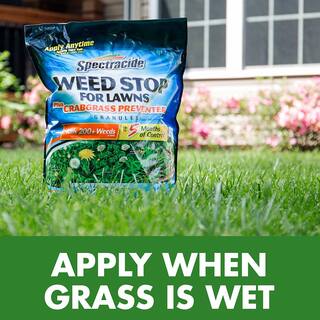 Spectracide 10.8 lbs. Weed Stop For Lawns Plus Crabgrass Preventer Granules Up To 5 Months Of Control HG-75832-2