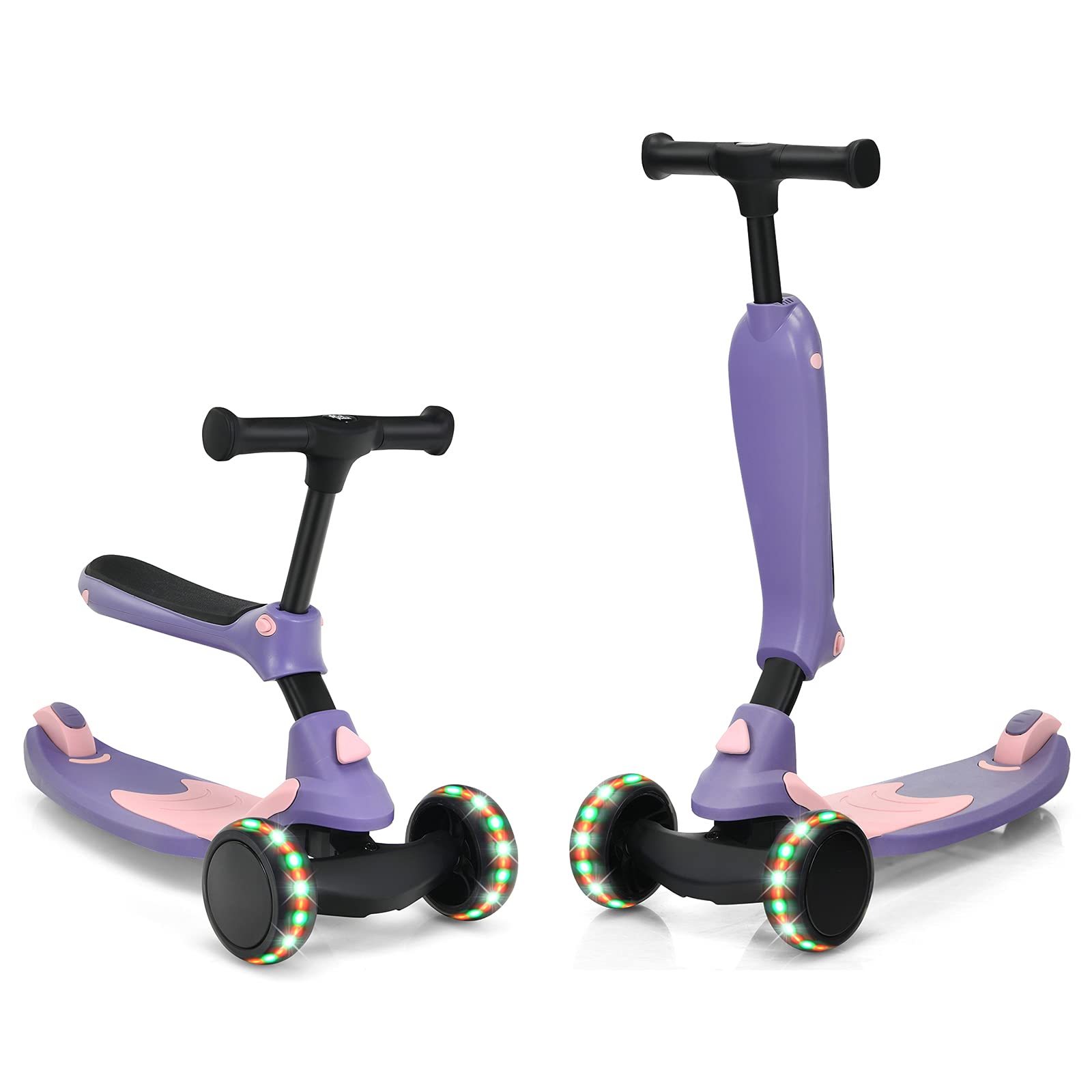 Costzon Kick Scooter for Kids, 3 Wheeled Toddler Scooter