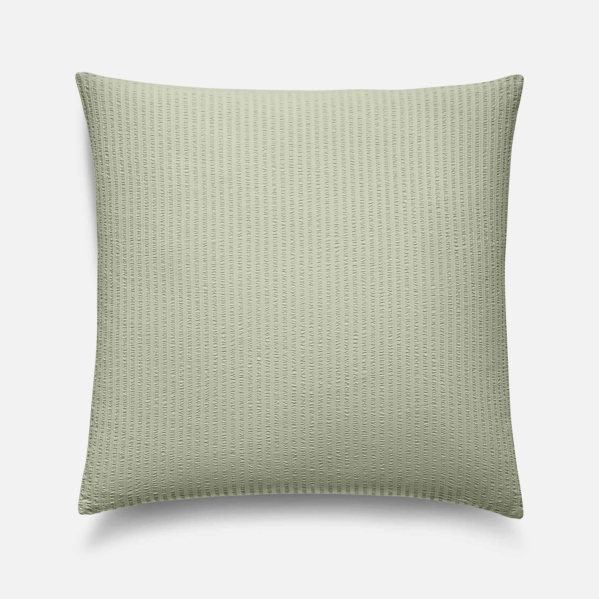 Textured Stripe Square Pillow Cover