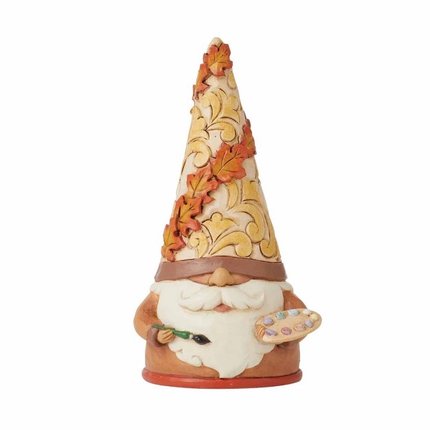 Jim Shore An Artist For All Seasons Fall One Figurine 5 Inches Gnome Paints Palette Brush 6013139 Resin Brown