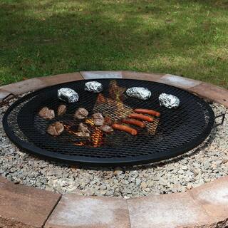 Sunnydaze Decor 40 in. X-Marks Fire Pit Cooking Grill Grate SM-M40-INV