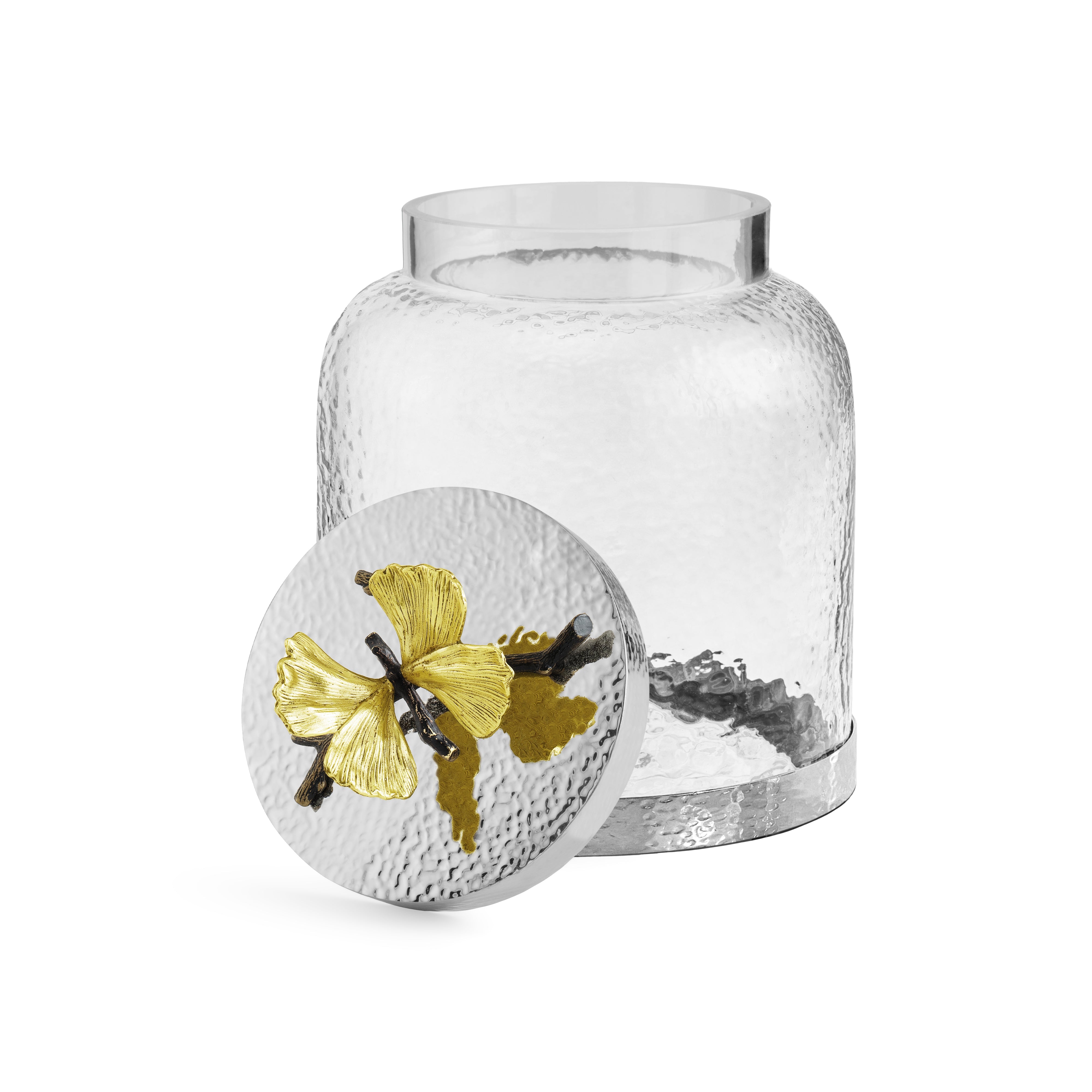 Butterfly Ginkgo Cookie Jar