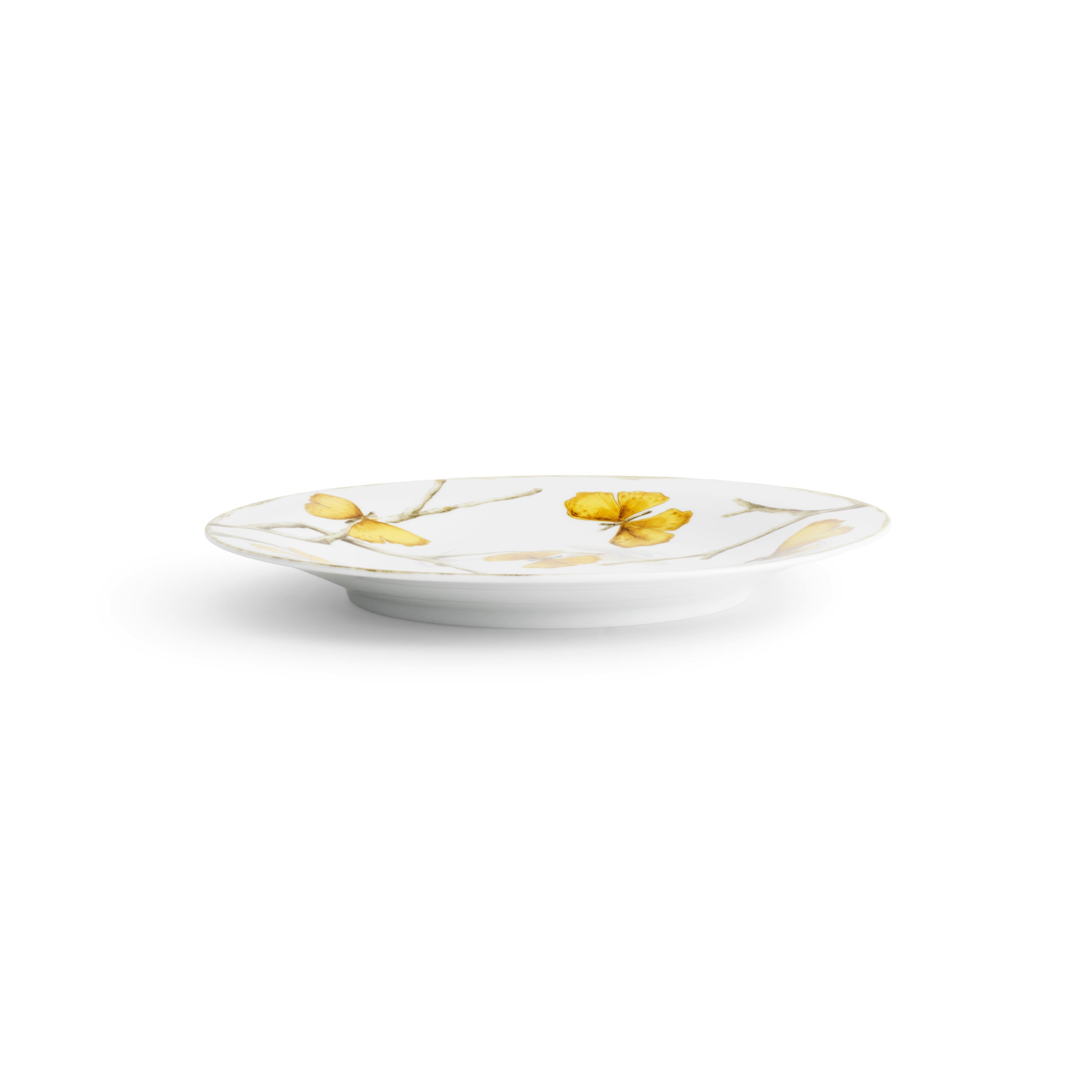 Butterfly Ginkgo Gold Dinnerware