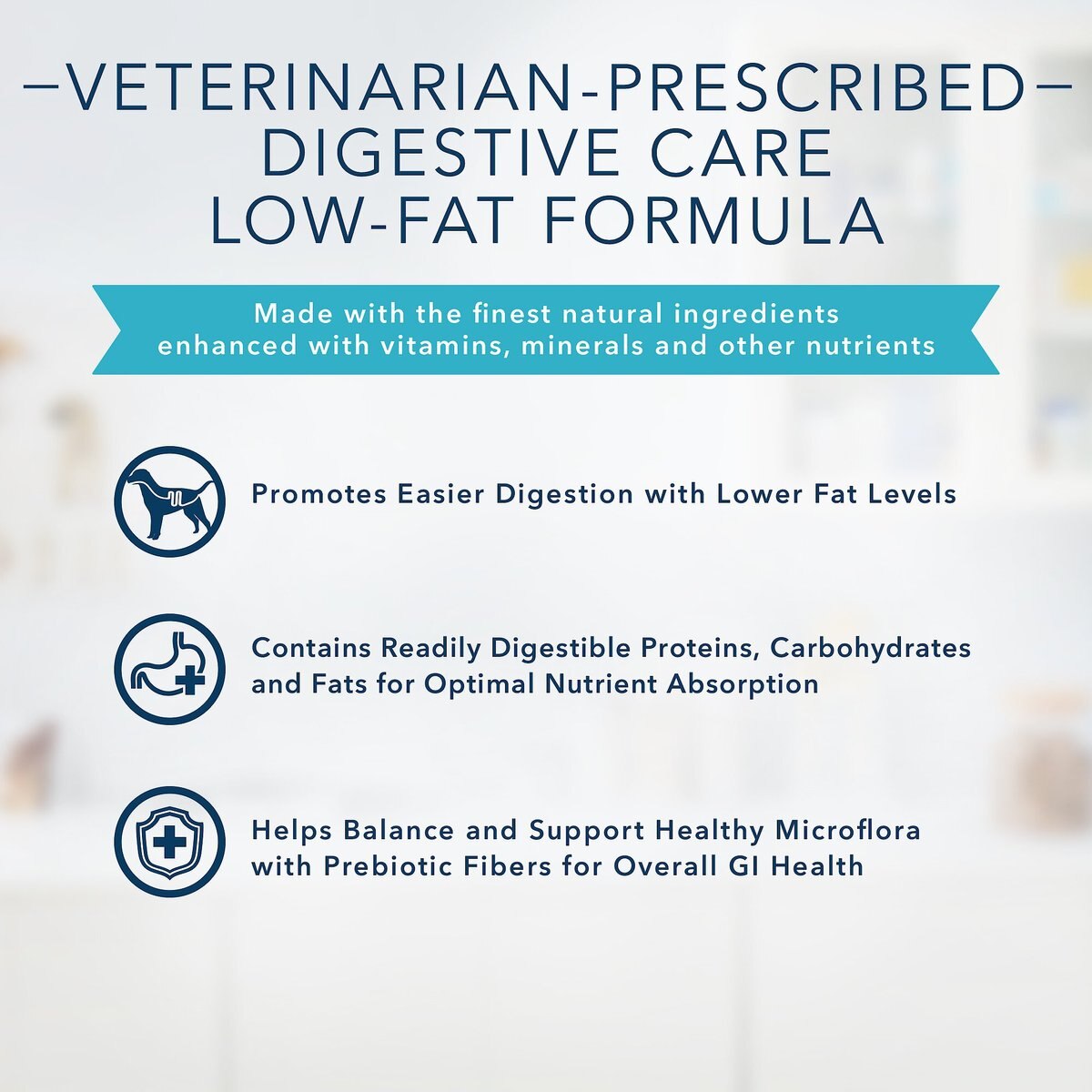 Blue Buffalo Natural Veterinary Diet GI Gastrointestinal Support Low Fat Grain-Free Wet Dog Food