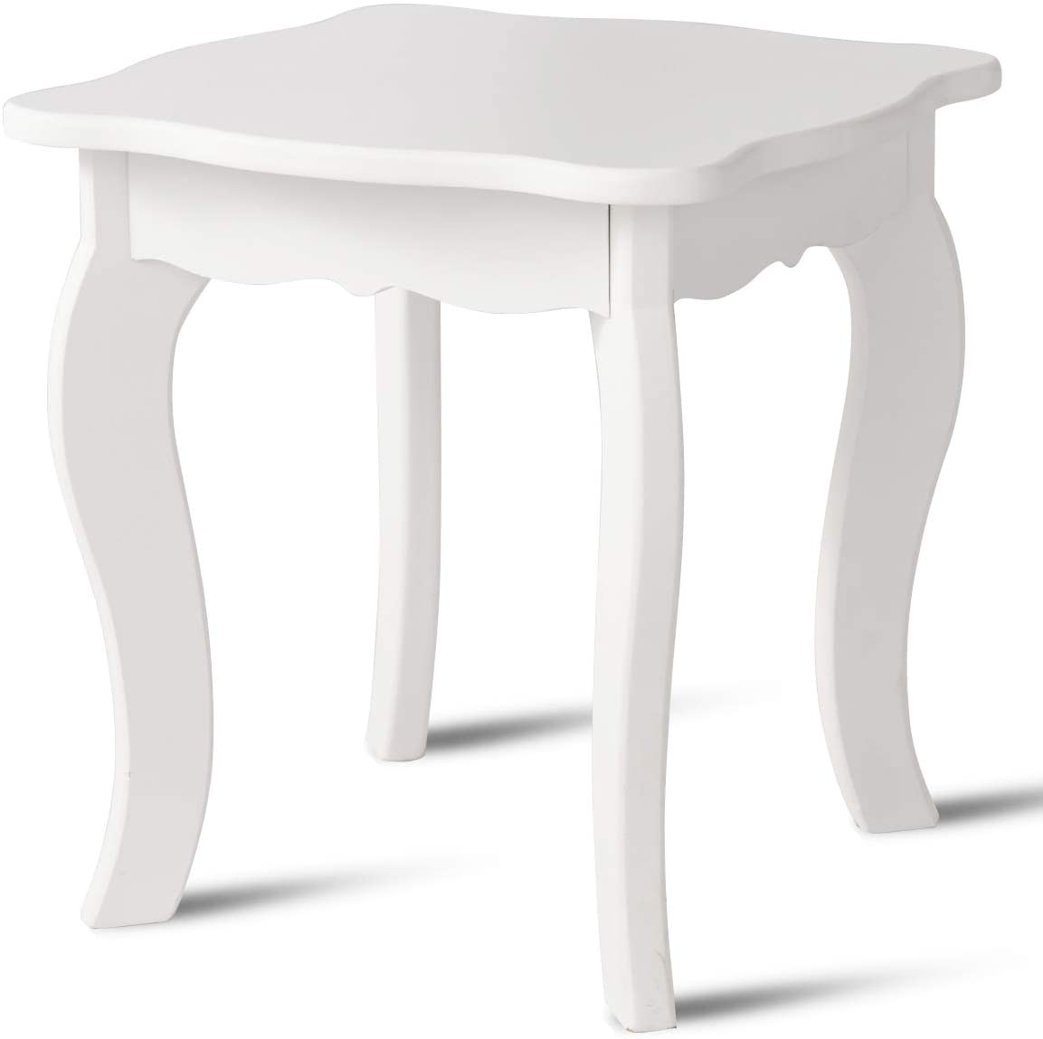 Kids Wooden Vanity Table & Stool Set