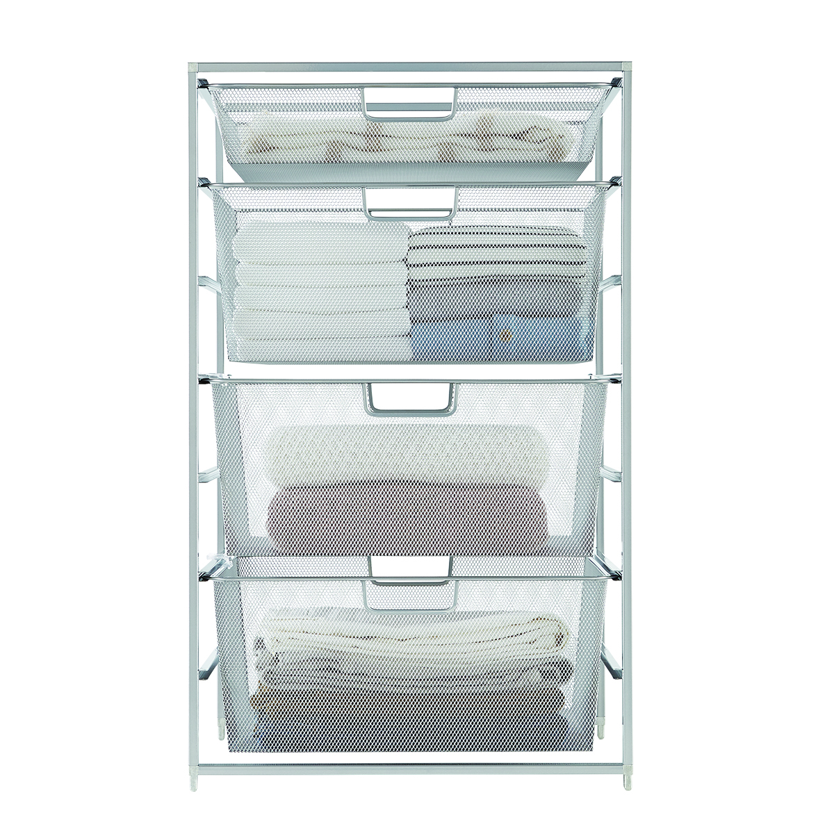 Elfa Platinum Mesh Closet Drawers Starter Kit