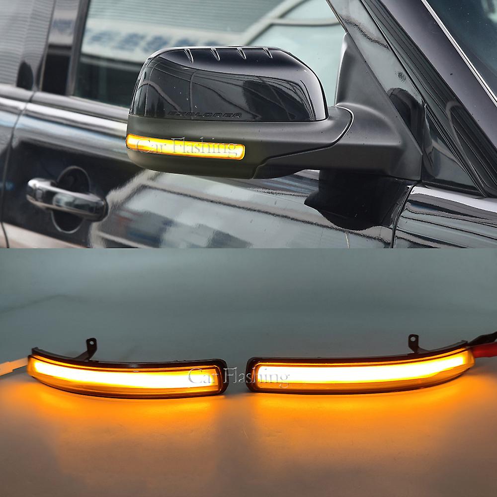 Born Pretty 2pcs For Ford Explorer 2011 2012 2013 2014 2015 2016 2017 2018 2019 Led Dynamic Turn Signal Light Side Mirror Lamp