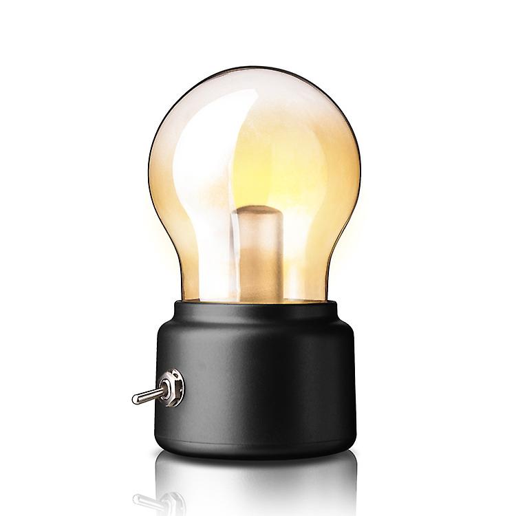 Retro Nostalgic British Bulb Lamp Rechargeable Usb Night Light Bedside Ambience Light Kitchen Cabinet Hallway Light