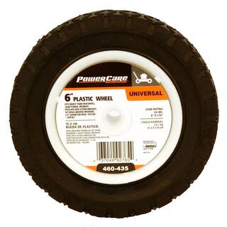 Powercare 6 in. x 1.5 in. Universal Plastic Wheel for Lawn Mowers 460435