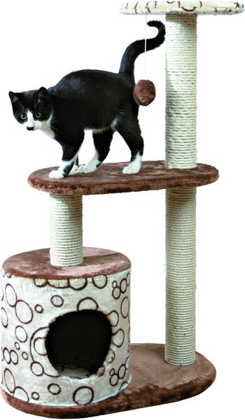 TRIXIE Casta 37.5-in Fleece Cat Tower