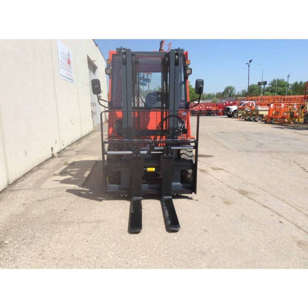 Heli Americas Mast Forklift with Cab 8000 Lbs H Series Diesel IC Pneumatic Tires ;