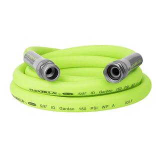 Flexzilla 58 in. x 10 ft. ZillaGreen Garden Lead-in Hose with 34 in. GHT Fittings HFZG510YW