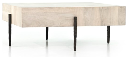 Elston Coffee Table Natural Yukas   Industrial   Coffee Tables   by Rustic Home Furniture Deco  Houzz