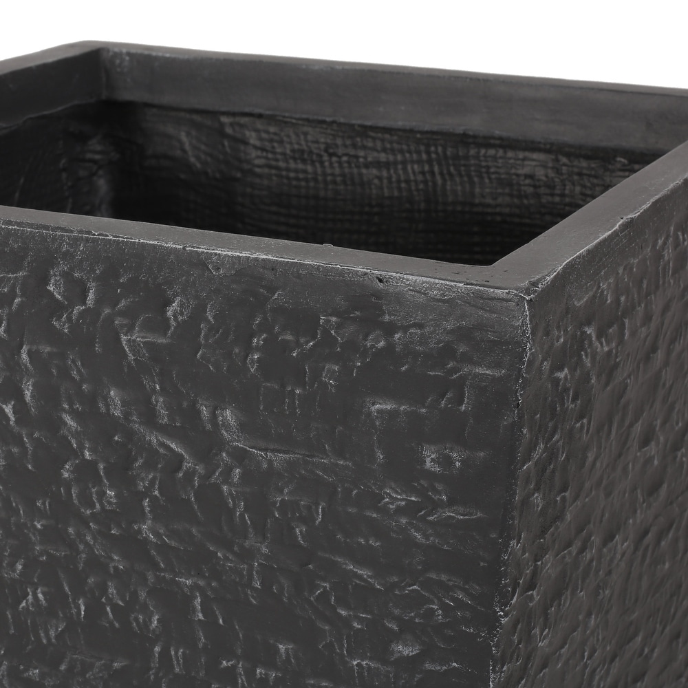 Berkamn Outdoor Cast Stone Planter by Christopher Knight Home