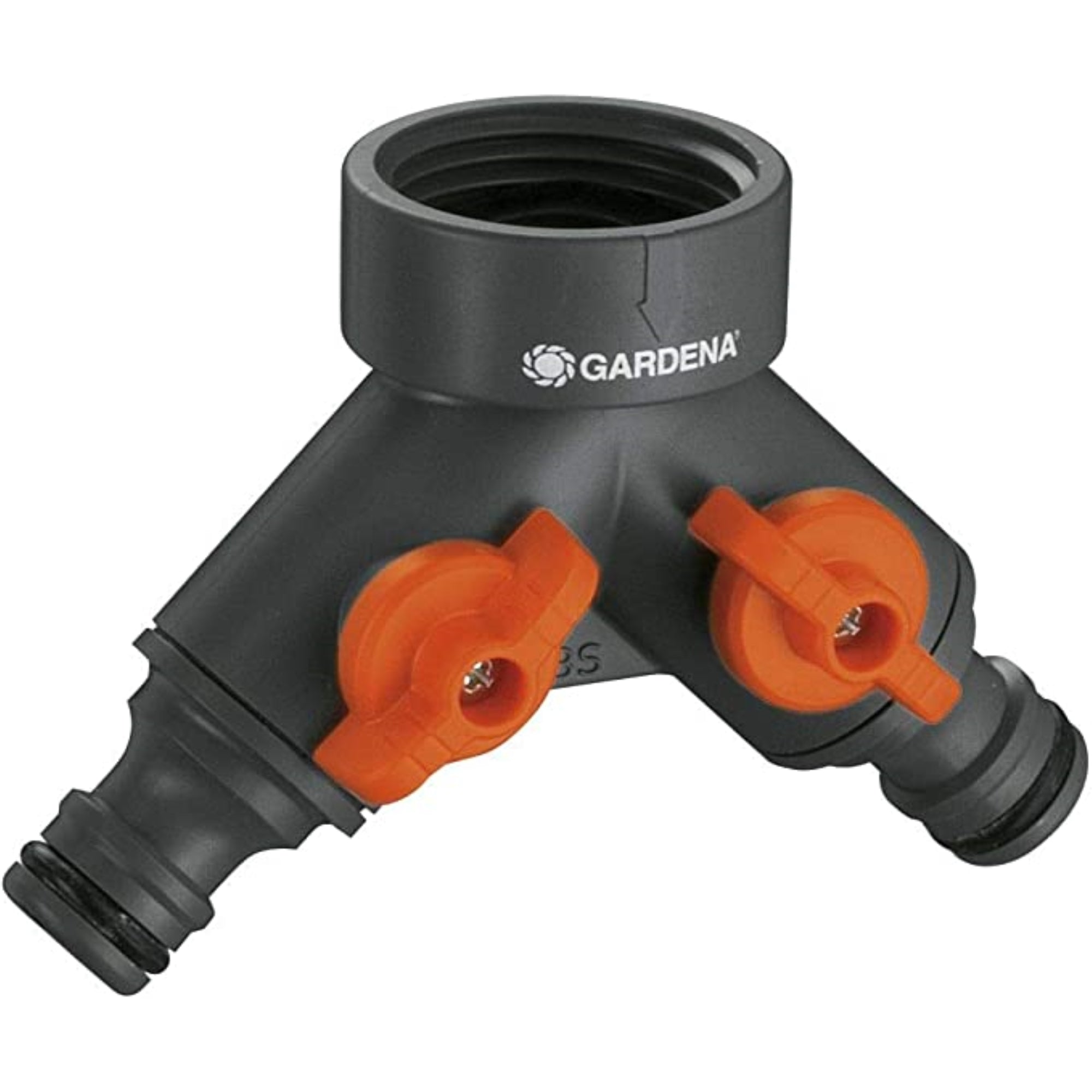 Gardena 36938 Garden Hose Y-Valve With Quick Connector