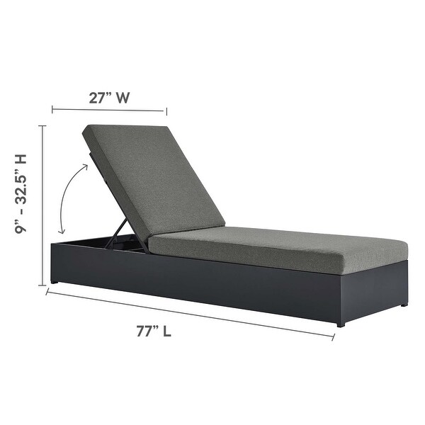 Tahoe Patio Aluminum Chaise Lounge Chair