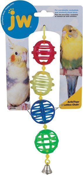 JW Pet Activitoy Birdie Lattice Chain Toy