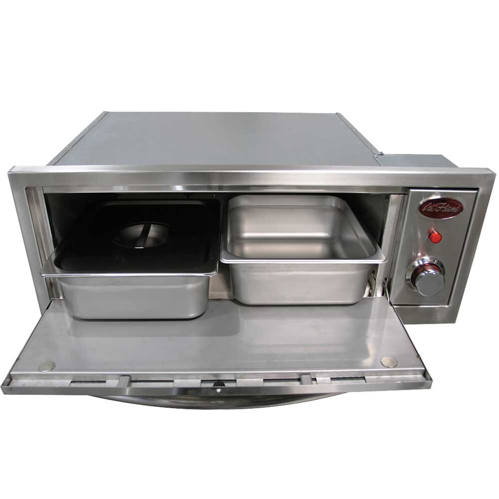 Cal Flame Oven 110V  2 In 1 (Includes Pizza Brick  Two Ss With Cover Serving Pan And Rack)