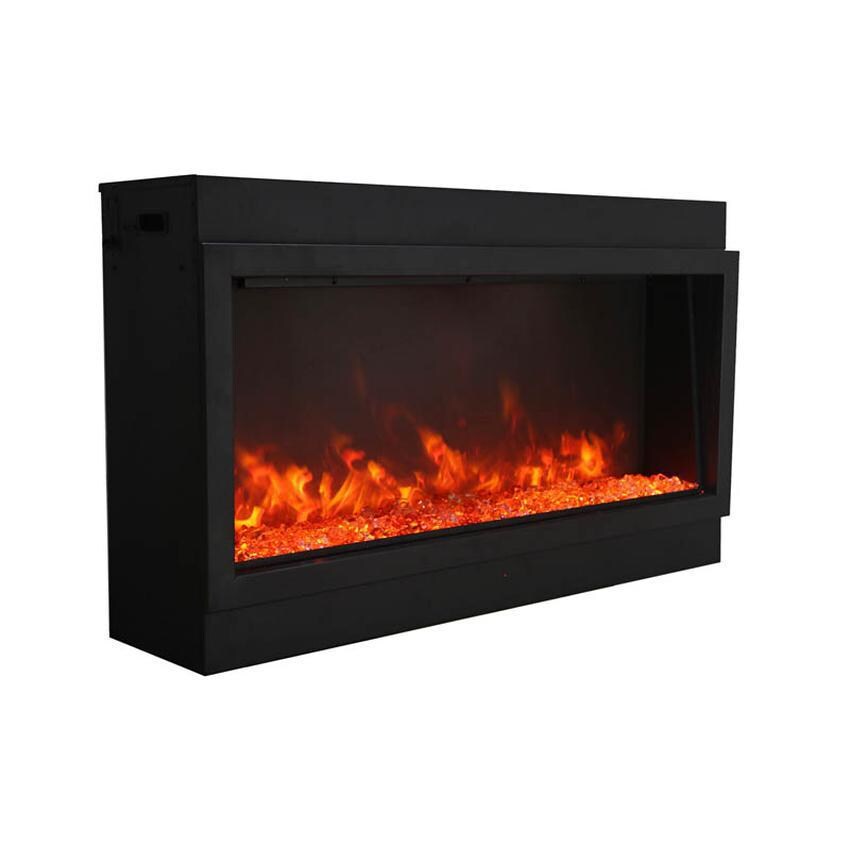 Amantii Panorama Series Extra Slim Smart 50-Inch Built-In Electric Fireplace